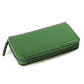 Portofel dama din piele naturala DiAmanti Tina Verde D8601